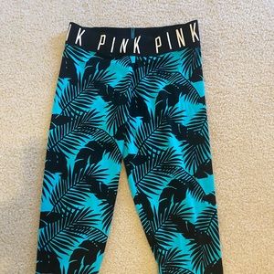 Pink leggings Capri length